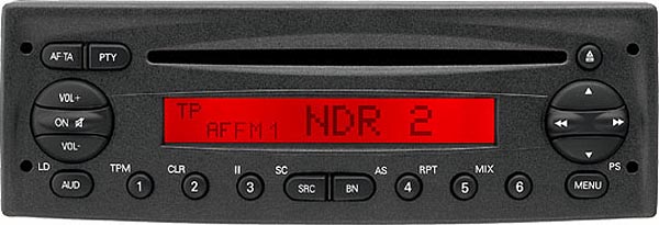 FIAT 250 MP3 BP6322 CODE FREE