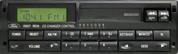 FORD 2007 RDS CD control code