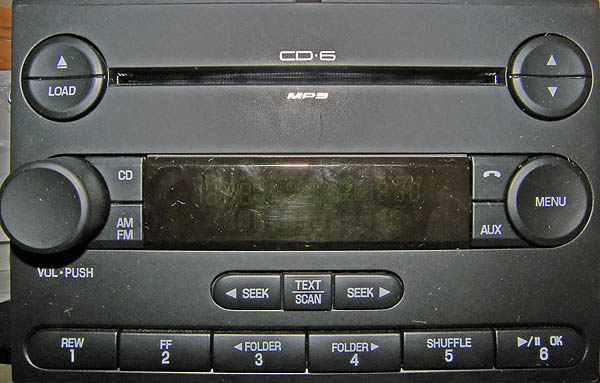 ford CD-6 MP3 8C3T 18C815 GC code