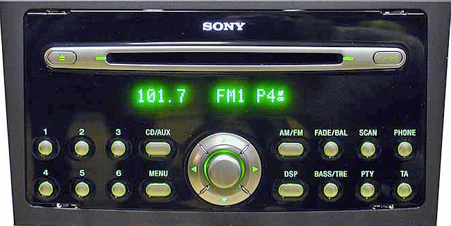 ford SONY C3070C214 MP3 RDS 4M5T 18C815 BH
