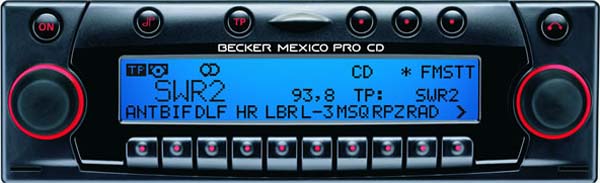 BECKER MEXICO PRO CD be4625 code