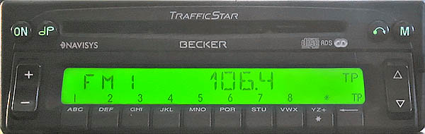 BECKER TRAFFIC STAR be2238