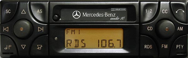 MERCEDES BENZ AUDIO 10 be3101 code