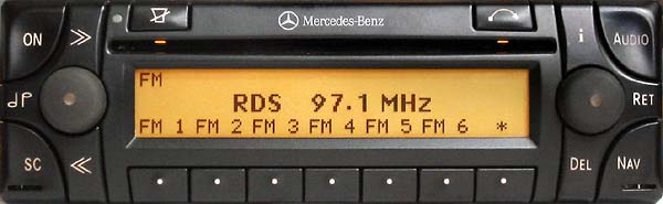MERCEDES BENZ SOUND 30 APS CD be4707 code