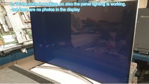 SAMSUNG UE48H8080SQ TV  CURVED no picture