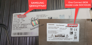 SAMSUNG QE65Q7FNAT One Connect BOX SOC1002N..