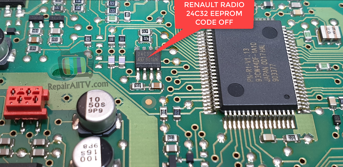 RENAULT RADIO 24C32 EEPROM