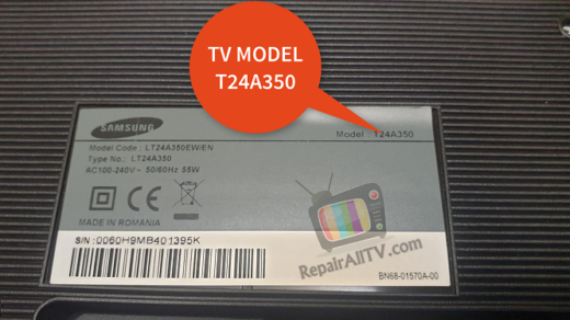 TV MODEL T24A350