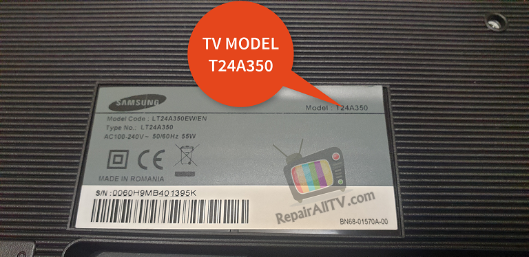 TV MODEL T24A350