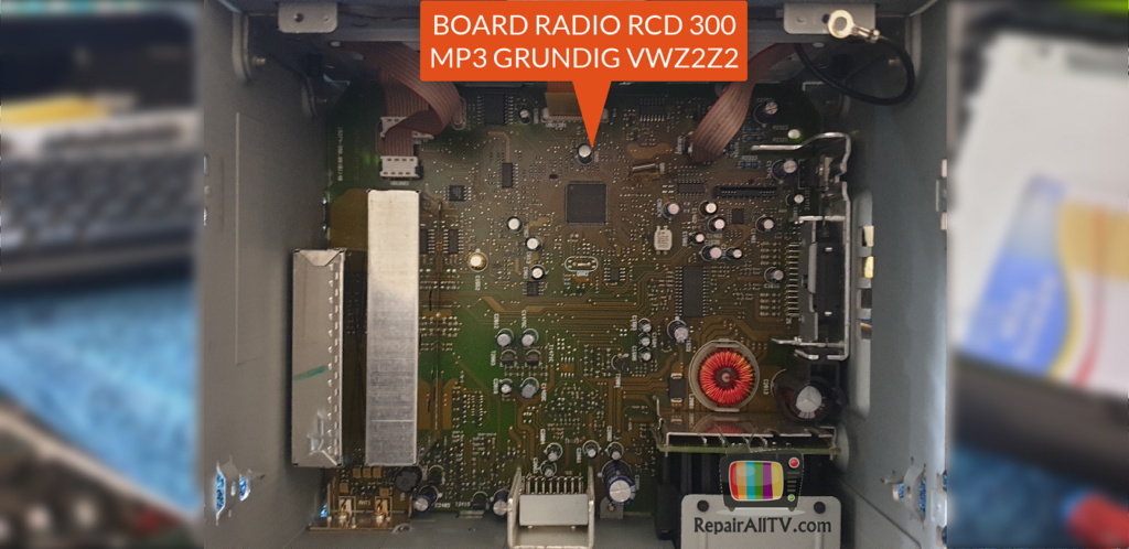 BOARD RADIO RCD 300 MP3 GRUNDIG VWZ2Z2