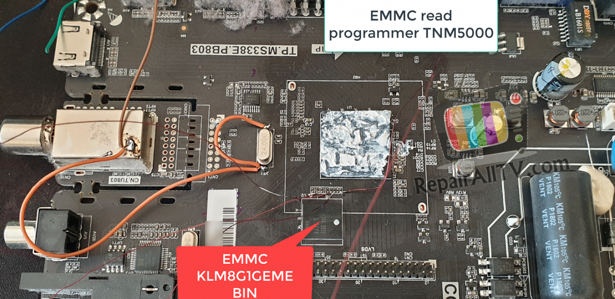 EMMC read programmer TNM5000