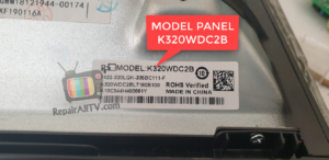 MODEL PANEL K320WDC2B