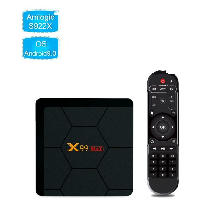X99 MAX 922 Amlogic S922X 4G DDR4 RAM 128G eMMC 4K Android TV BOX 853729