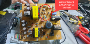 power boardEAX64755403 broken.2