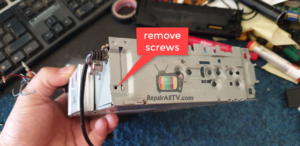 remove screws