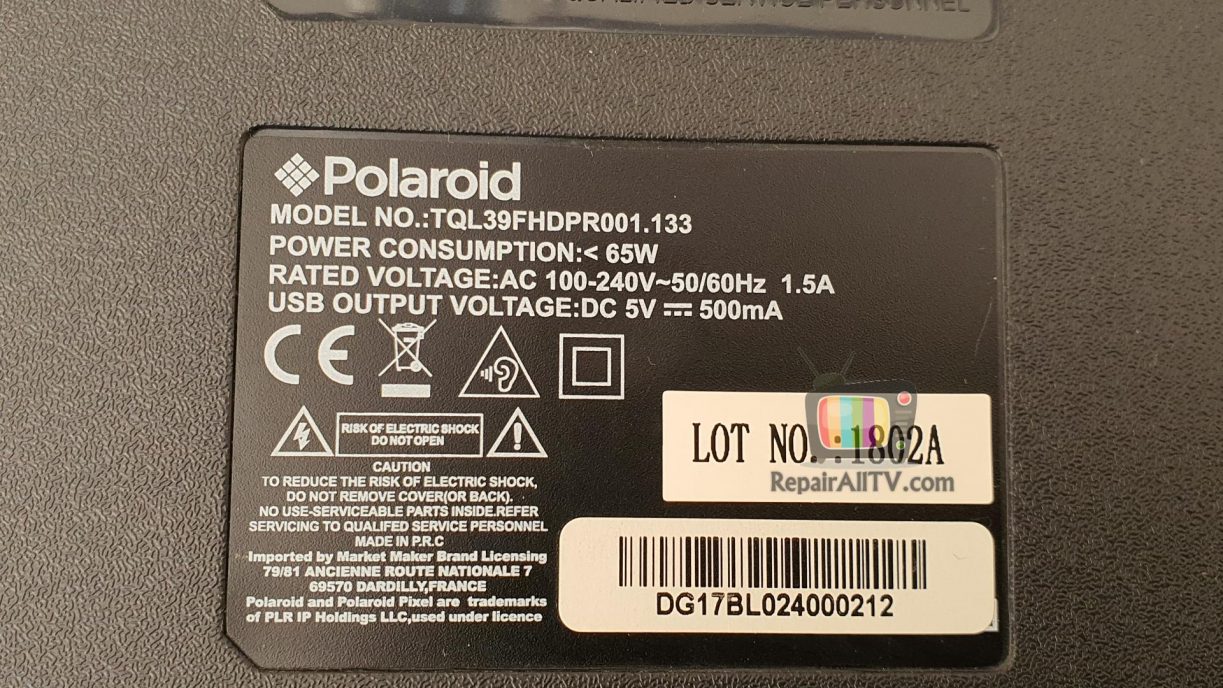 POLAROID TQL39FHDPR001.133