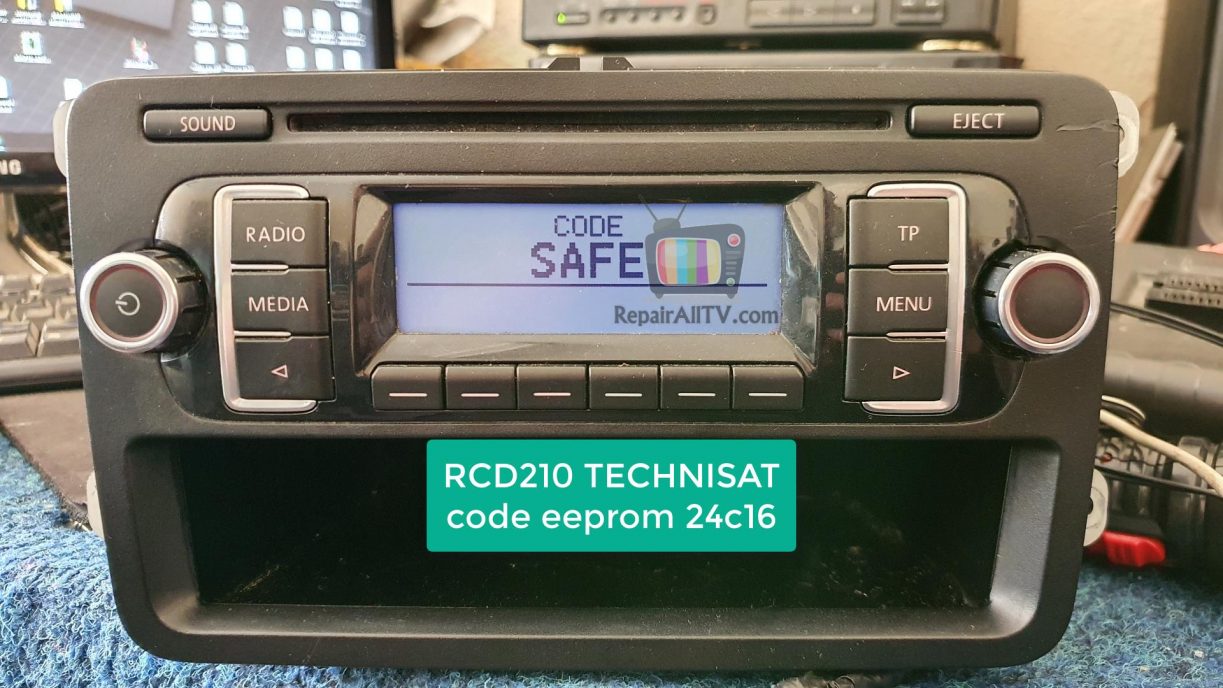 RCD210 TECHNISAT code eeprom 24c16