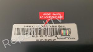 PANEL LG LC430DUY SHA1