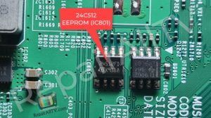 24C512 EEPROM IC801