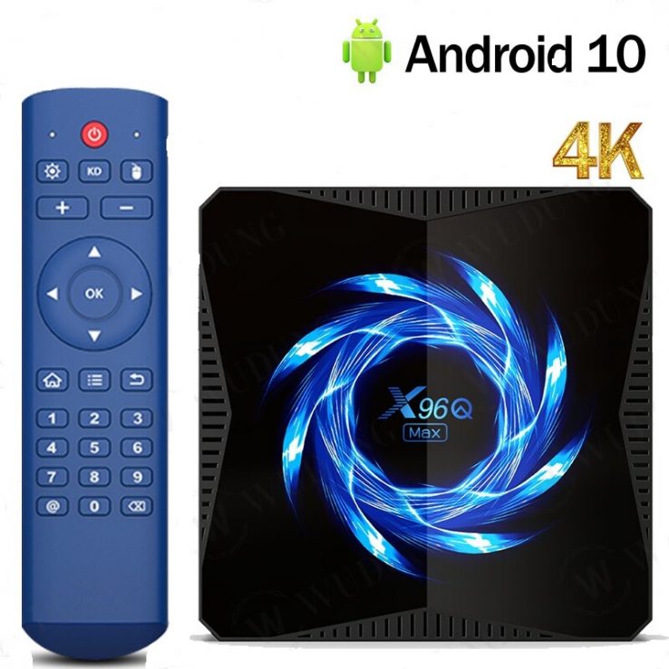 X96Q MAX Smart TV Box Allwinner H616 Android 10 0 4GB 32GB 2 4G 5G WiFi