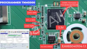 TNM5000 EMMC PINOUT THGBM5G5A1JBAIR