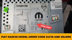 FIAT DAIICHI M3003 CODE DUMP + EEPROM