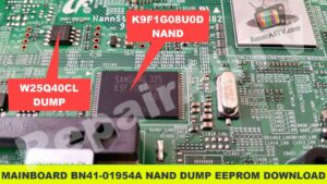 K9F1G08U0D NAND W25Q40CL DUMP