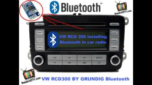 VW RCD 300 installing Bluetooth board audio in car radio