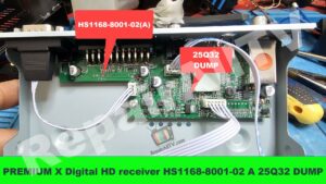 PREMIUM X Digital HD receiver HS1168-8001-02A 25Q32 DUMP
