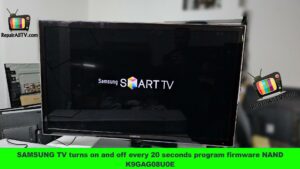 SAMSUNG TV turns on and off every 20 seconds