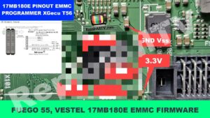 17MB180E PINOUT EMMC PROGRAMMER XGecu T56 hide