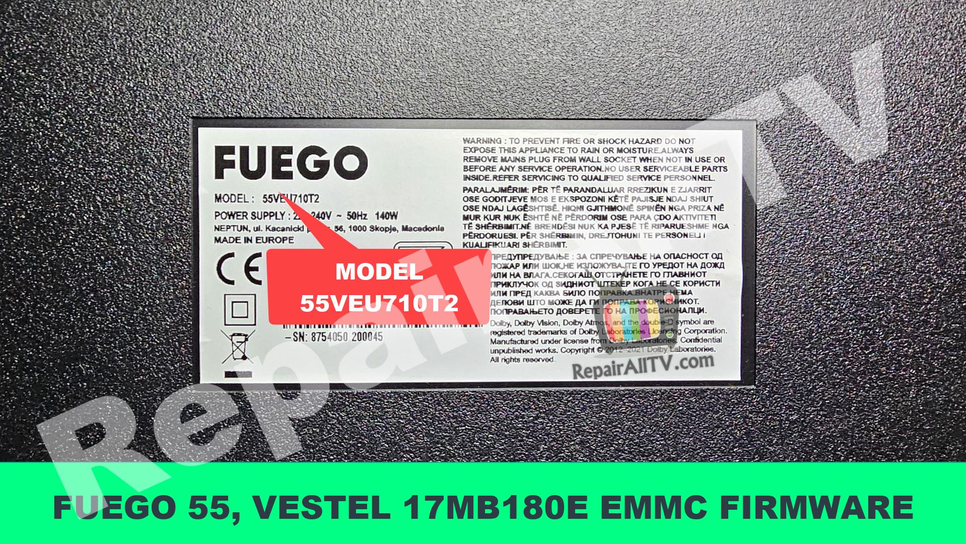 FUEGO 55VEU710T2