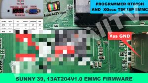 PROGRAMMER RT809H ISP EMMC 13at204v1.0