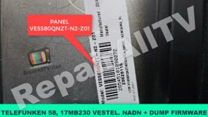 PANEL VES580QNZT N2 Z01