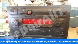 Audi Symphony AUZ5Z4 8E0 035 195 MX S330 CODE