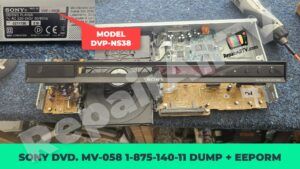 SONY DVD DVP-NS38 1-875-140-11 MV-058